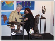 Muestra de escultura en Costa Salguero, Artecl;aacutesica ( Mayo 07)